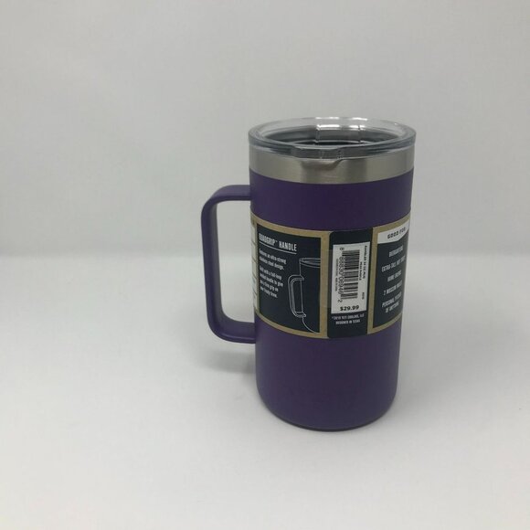 Limited Edition YETI Peak Purple Rambler 24oz Mug with Standard Lid Medium - Picture 3 of 7